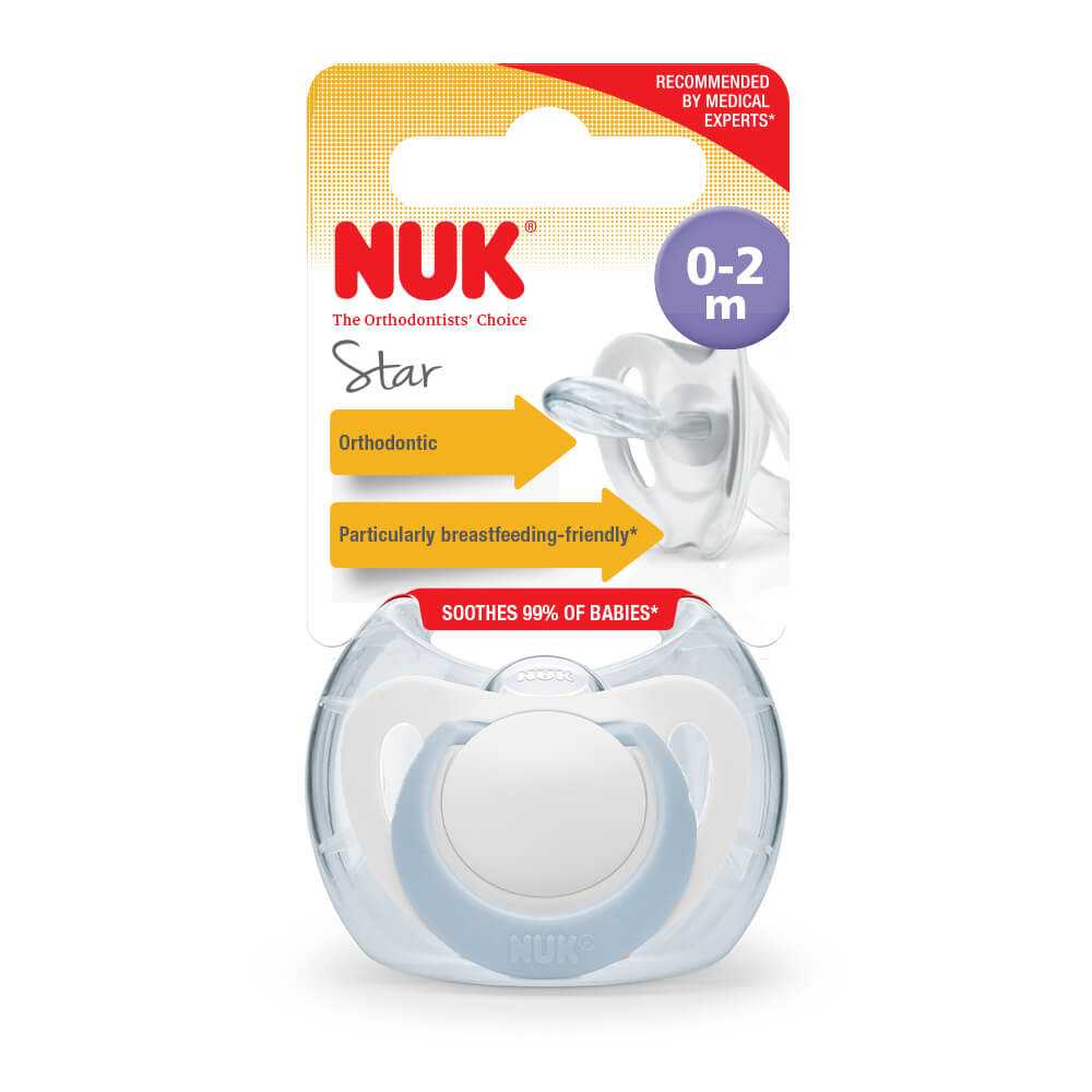 NUK Star Soother 0 - 2 Months
