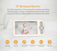 5inch Wifi Baby Monitor