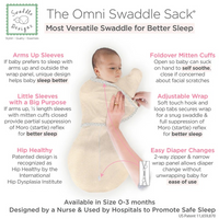 Omni Swaddle Sack - Heathered