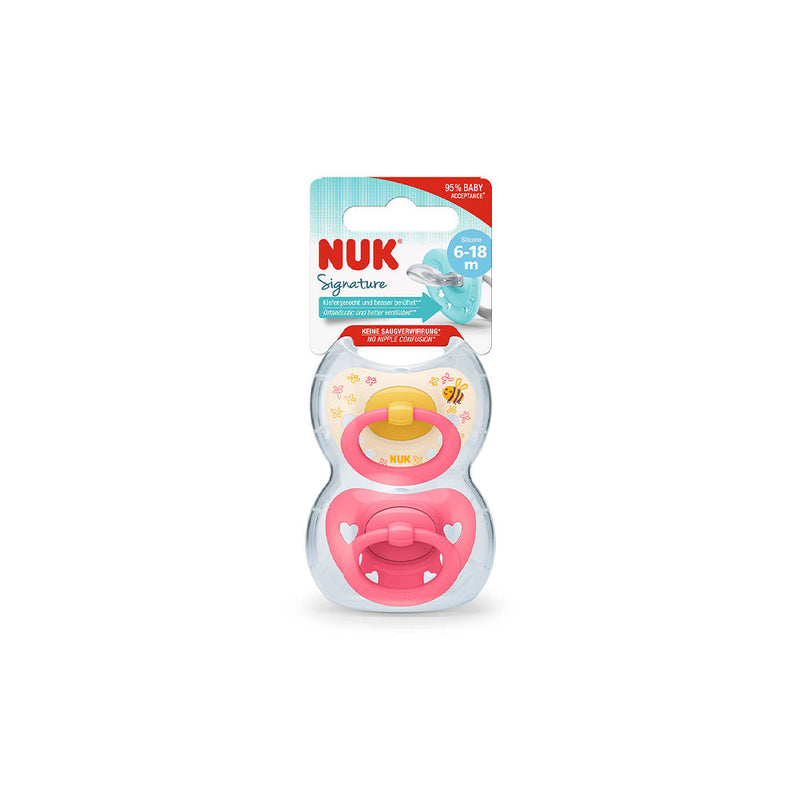 NUK Signature Soother 2 Pack 6 - 18 Months
