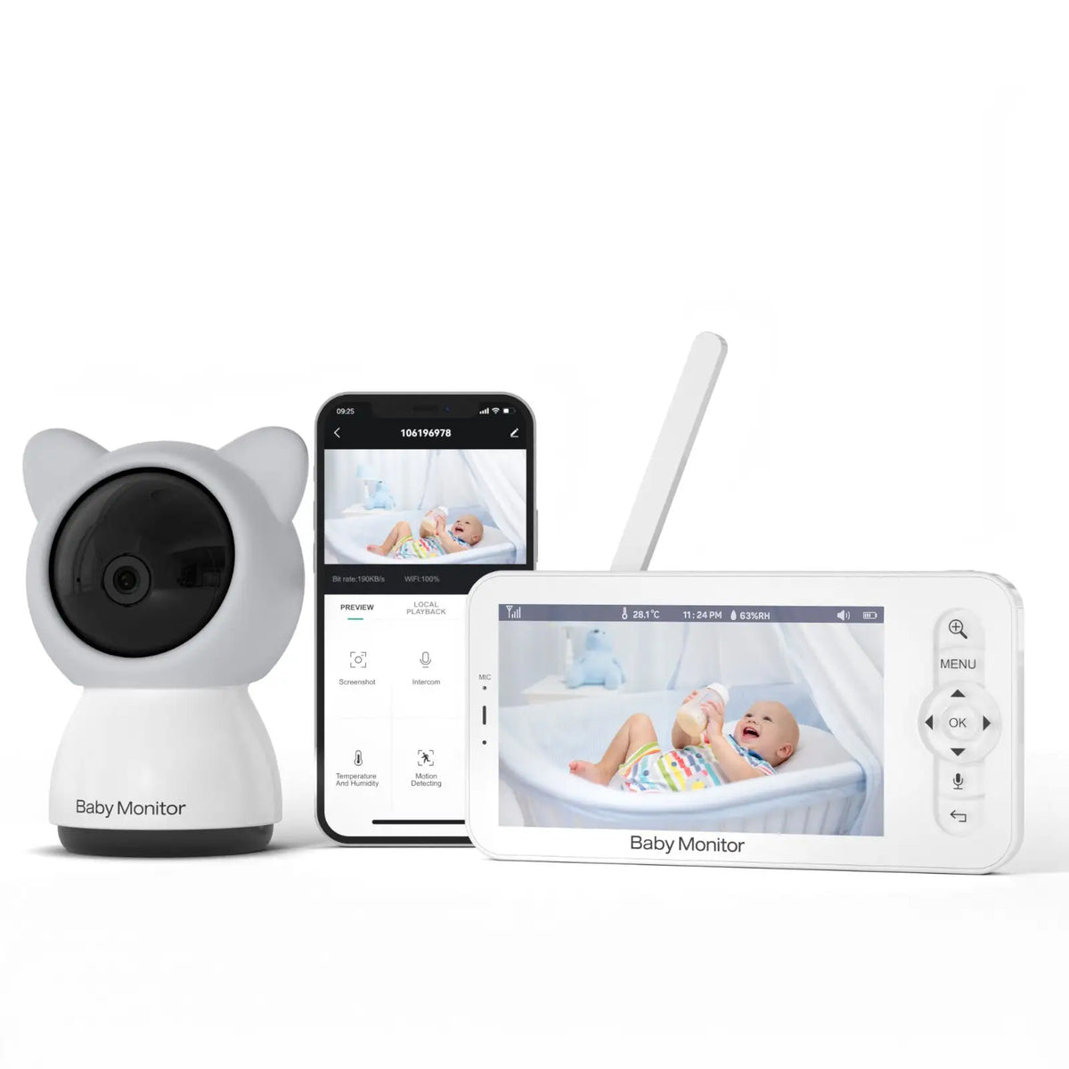 5inch Wifi Baby Monitor