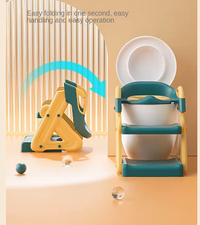 2 in 1 Foldable Baby Training Toilet Ladder
