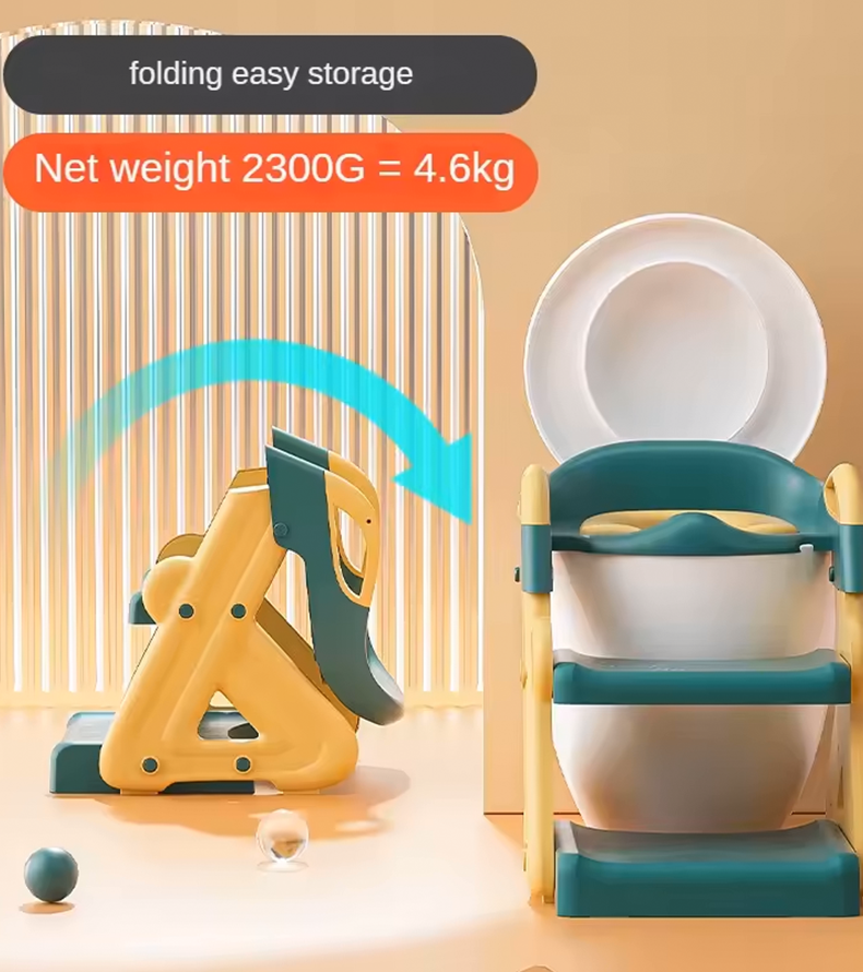 2 in 1 Foldable Baby Training Toilet Ladder