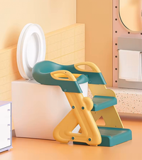 2 in 1 Foldable Baby Training Toilet Ladder