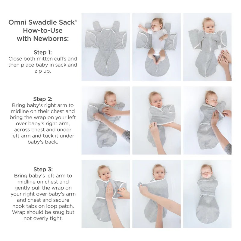 Omni Swaddle Sack - Heathered