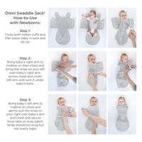 Omni Swaddle Sack - Heathered