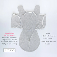 Omni Swaddle Sack - Heathered