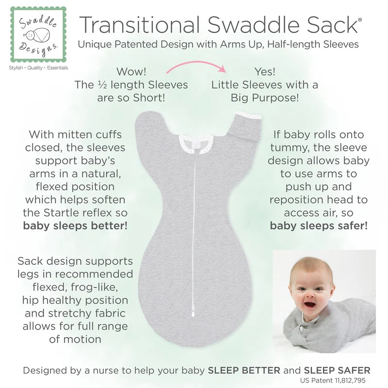 Transitional Swaddle Sack - Heathered